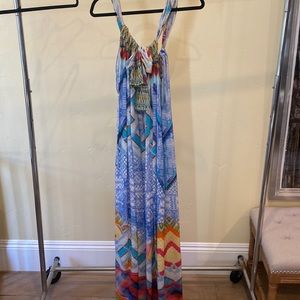 Beautiful NBW Camilla silk dress. One size, tie to make larger or smaller
